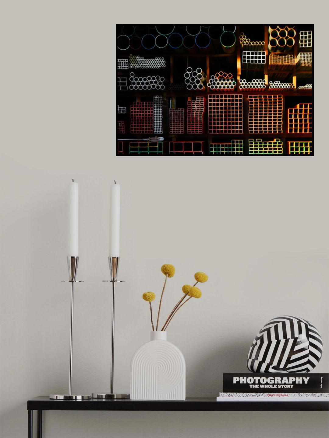 Steel Pipe Poster och Canvastavla