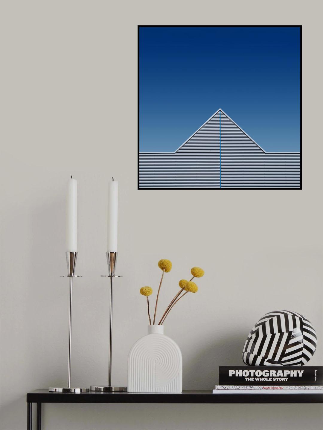 the blue line Poster och Canvastavla