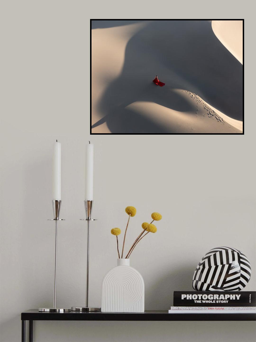 Red skirt Poster och Canvastavla