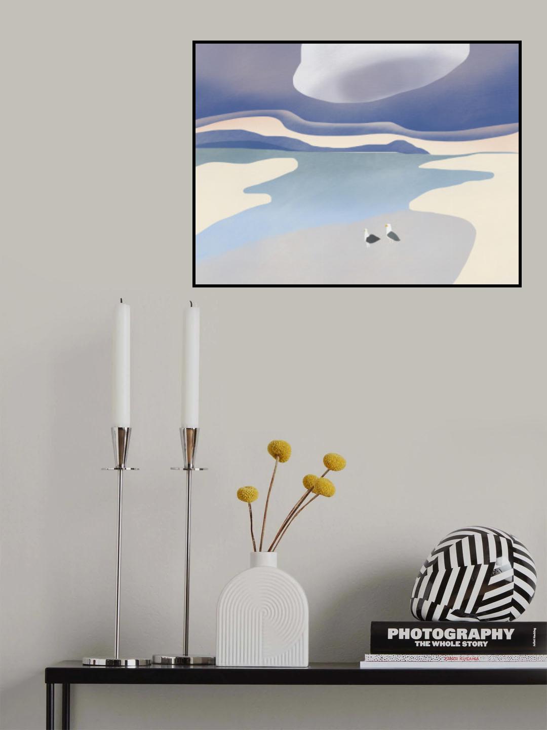 Cotton Cloud Lagoon Poster och Canvastavla