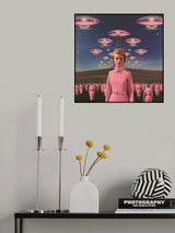 Ms. President of Space 2 Collage Art Poster och Canvastavla