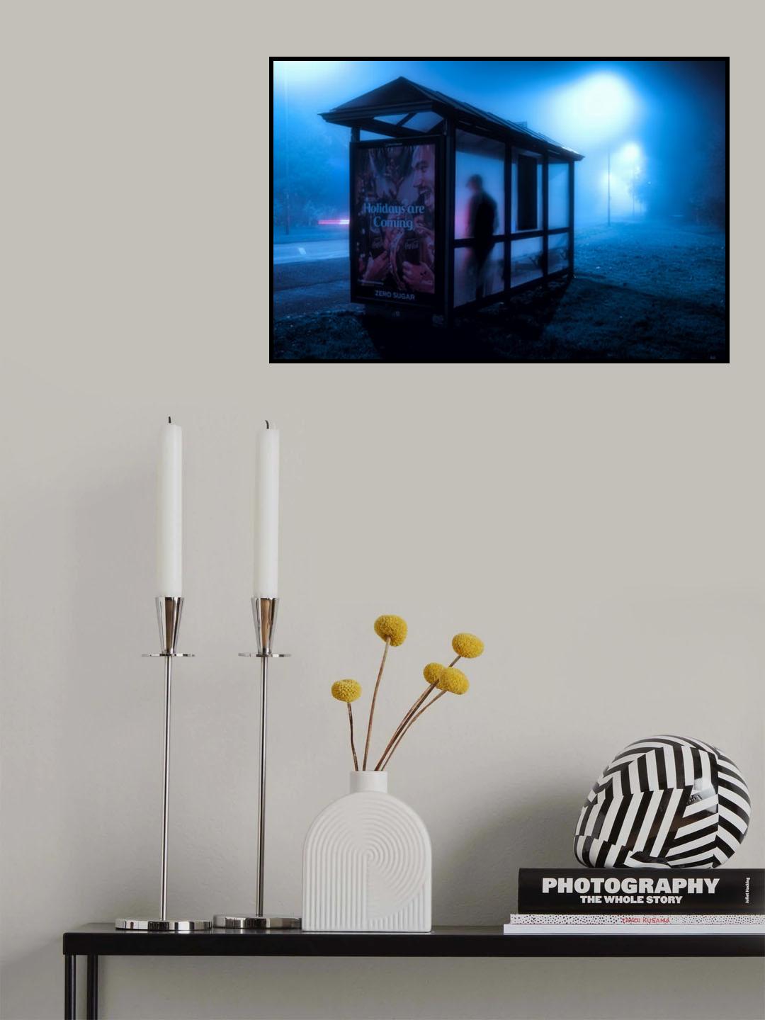 Bus Stop Poster och Canvastavla