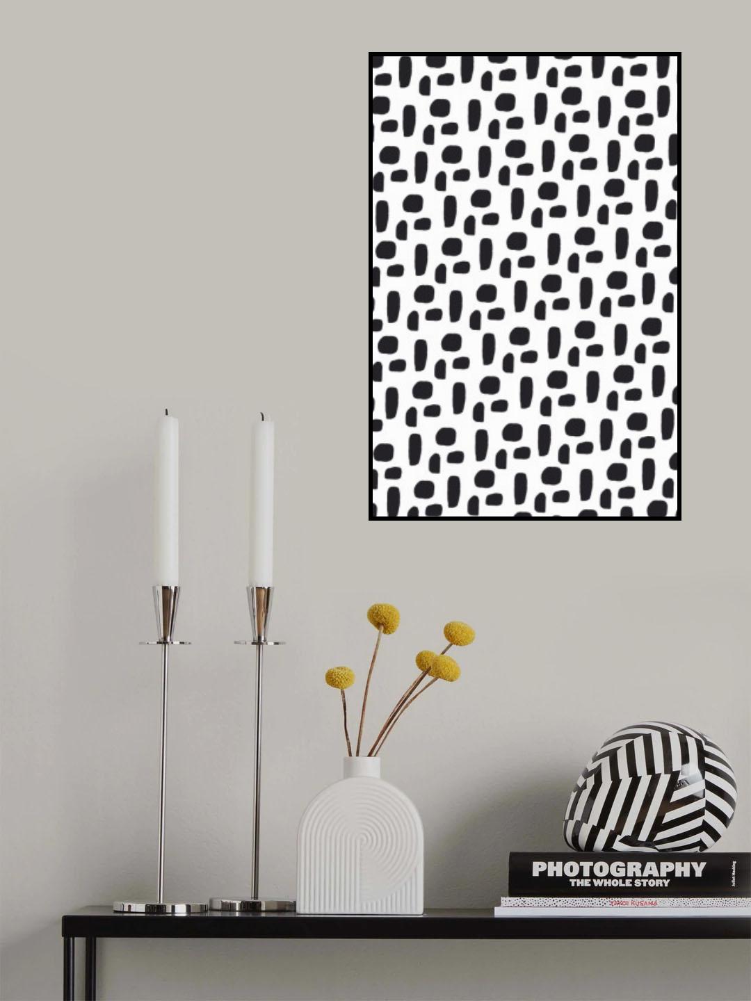 Floating Shapes Poster och Canvastavla