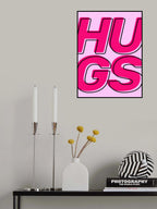 Hugs Poster och Canvastavla