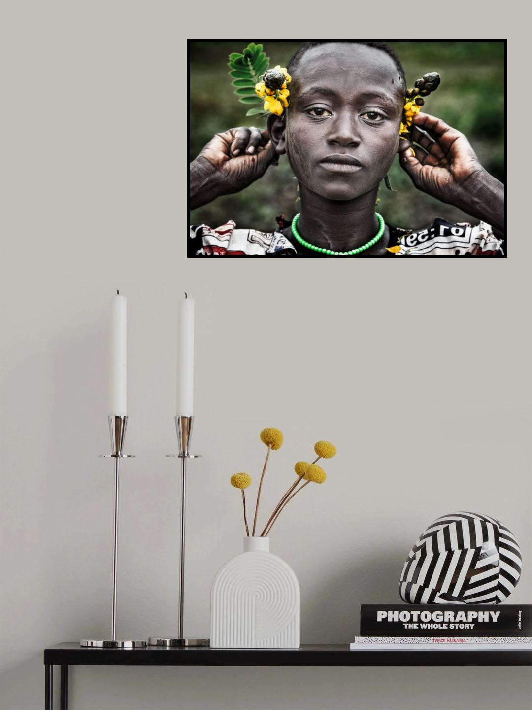 Sadness in his eyes. Poster och Canvastavla
