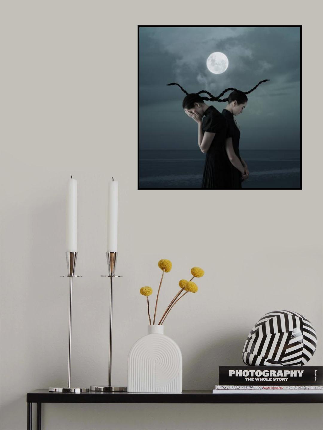 Who Stole The Moon Poster och Canvastavla