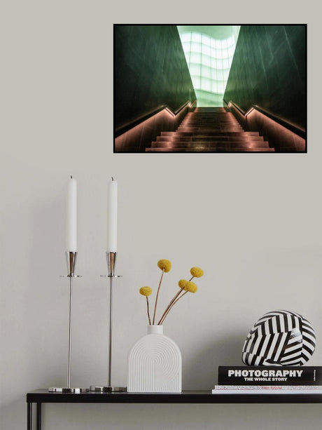 atrium stairs Poster och Canvastavla