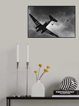 WWII Parachute Demonstration Poster och Canvastavla