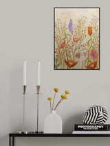 Poppies and Pearls Poster och Canvastavla
