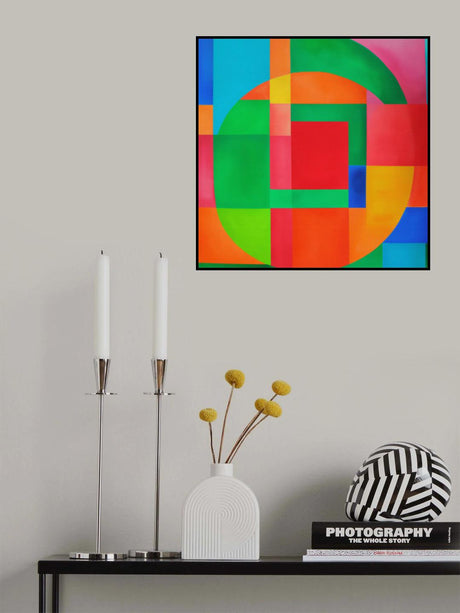 Modern Vibrant Painting No.5 Poster och Canvastavla