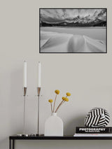 Pyramid Lake in Winter Poster och Canvastavla