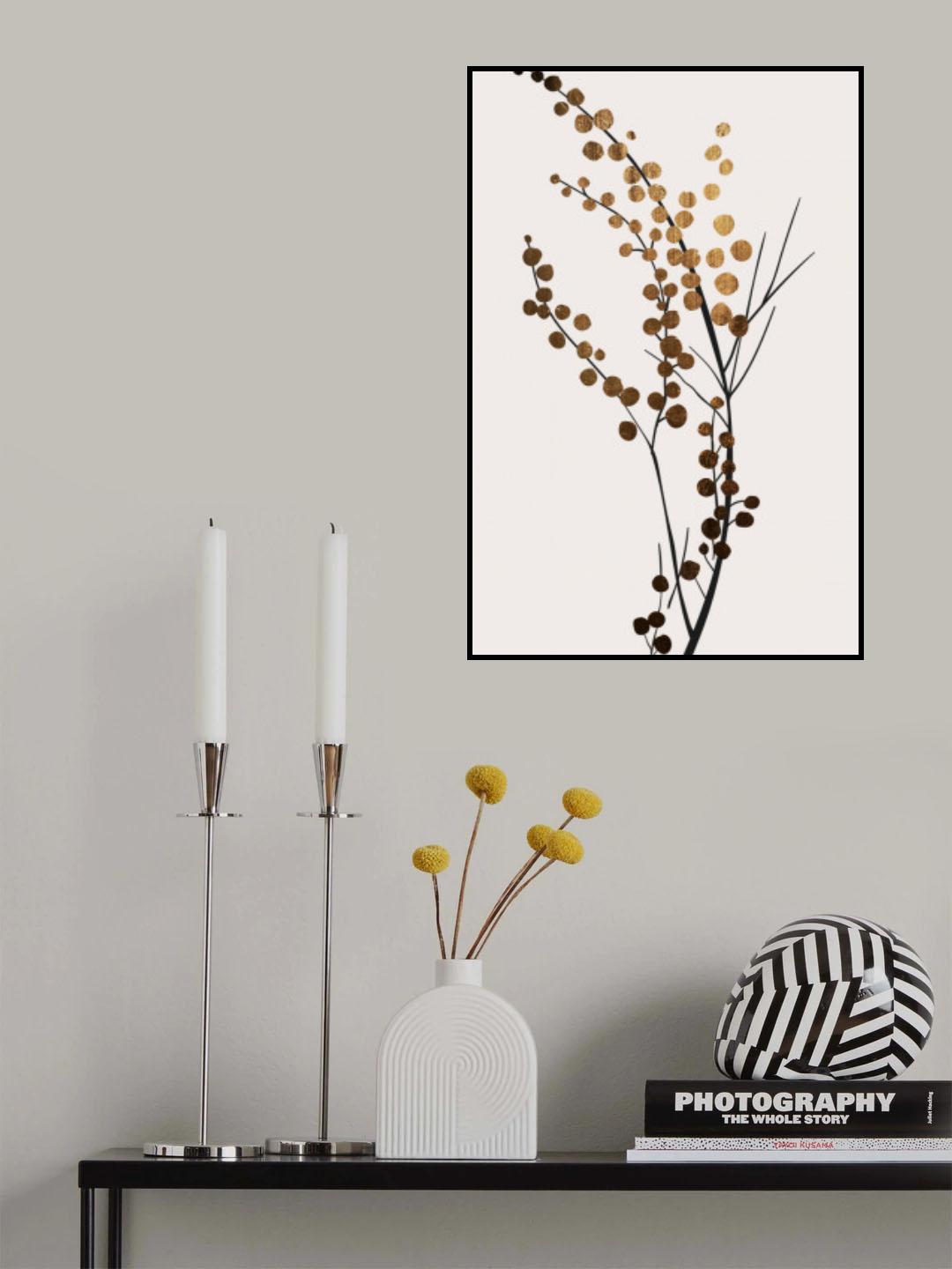 Golden Winter Days Poster och Canvastavla