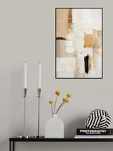 Abstract In Beige 2 Poster och Canvastavla