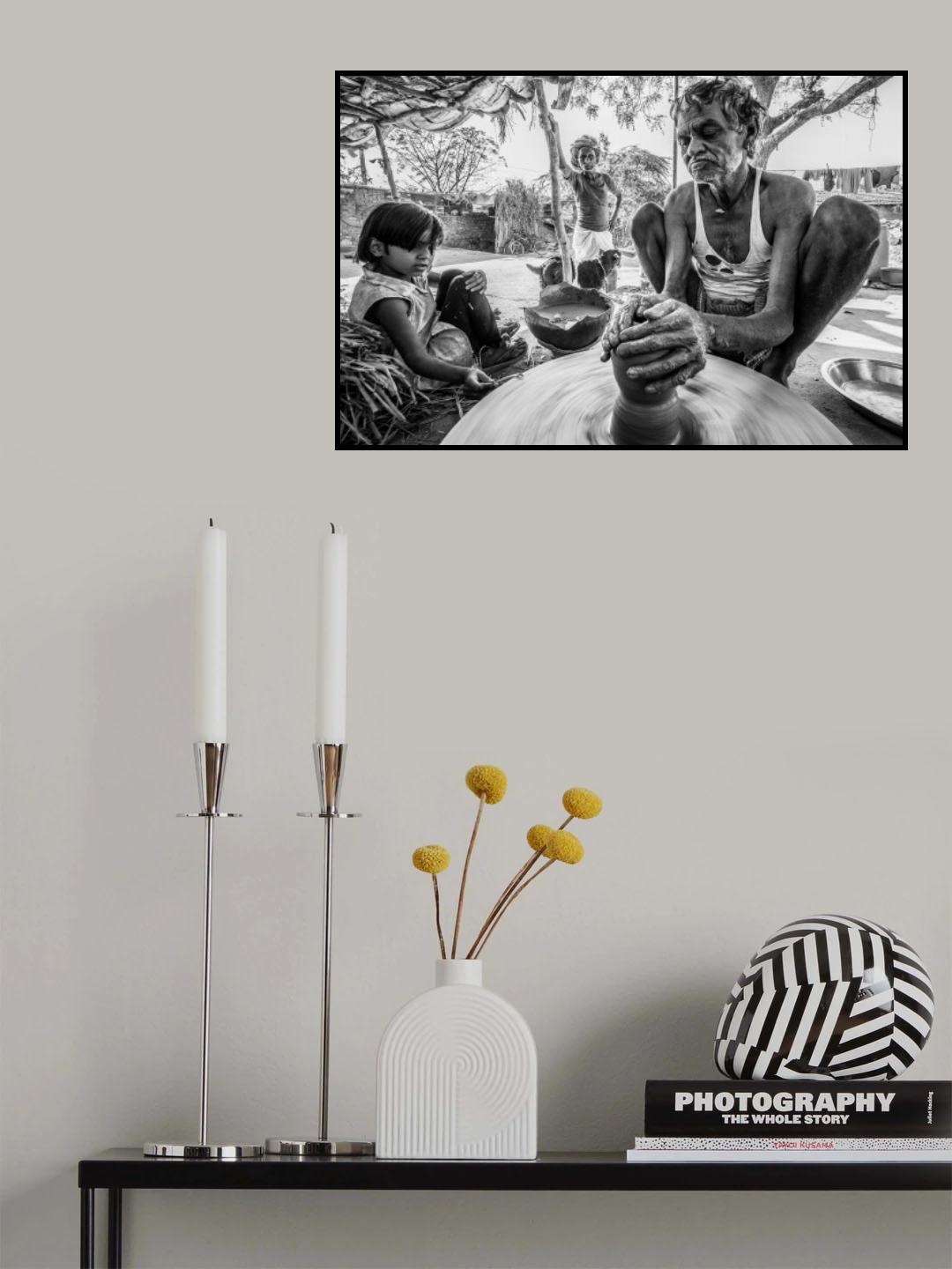 Pottery Poster och Canvastavla