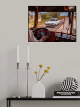 Travelling in old Bus Poster och Canvastavla