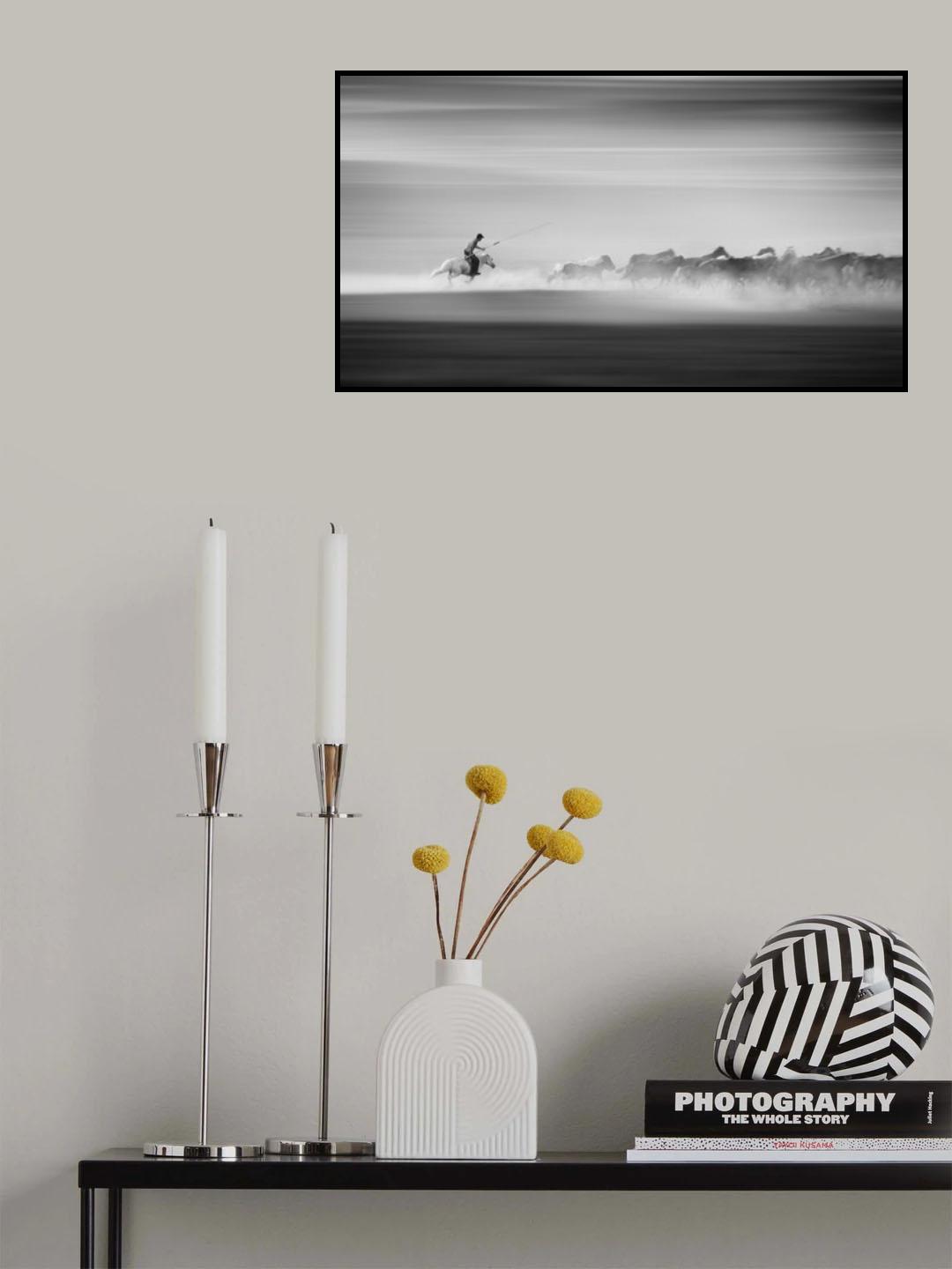 Mongolia rider Poster och Canvastavla