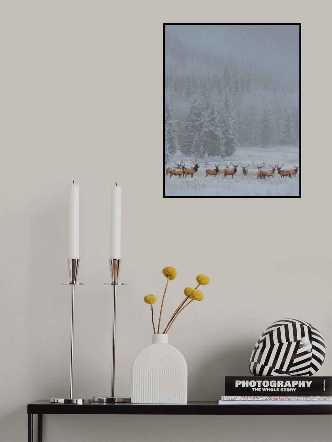 Standing in storm Poster och Canvastavla
