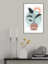 Tropical Villa Color and Shapes 05 Poster och Canvastavla