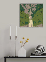 Waterfall Poster och Canvastavla