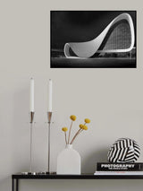 Curved lines Poster och Canvastavla