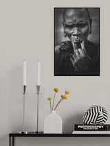 Woman from Mursi tribe Poster och Canvastavla