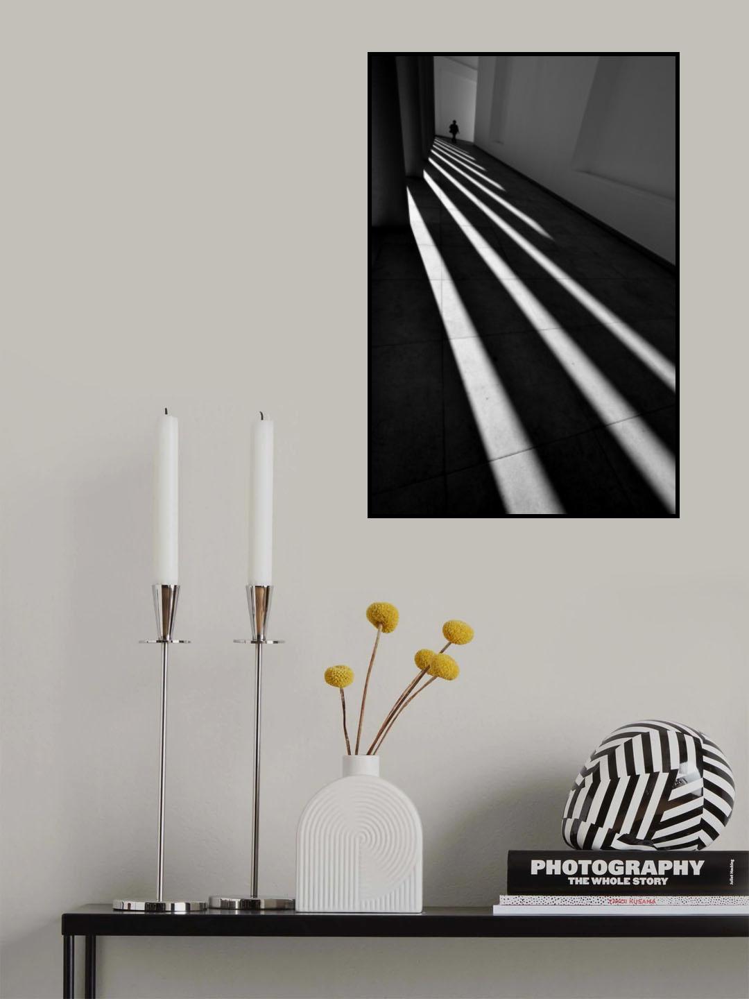 B&amp;W Keys Poster och Canvastavla