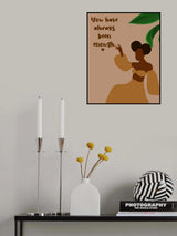 Enough Poster och Canvastavla