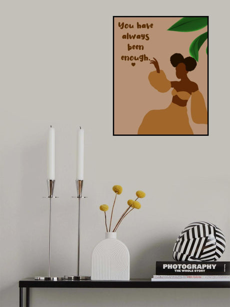 Enough Poster och Canvastavla