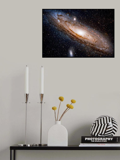 Andromeda Galaxy Poster och Canvastavla