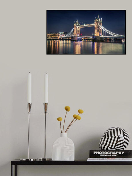 Night at The Tower Bridge Poster och Canvastavla