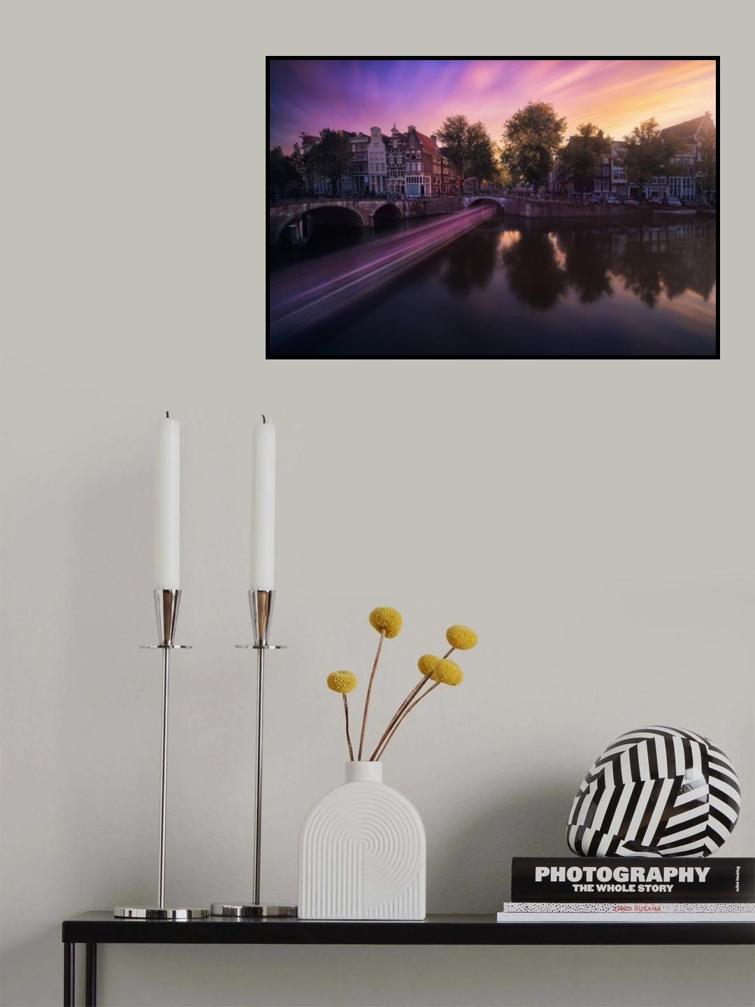 Keizersgracht II Poster och Canvastavla