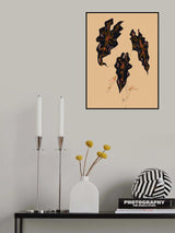 Alocasia Polly Beige Poster och Canvastavla