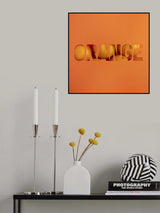 Orange Poster och Canvastavla