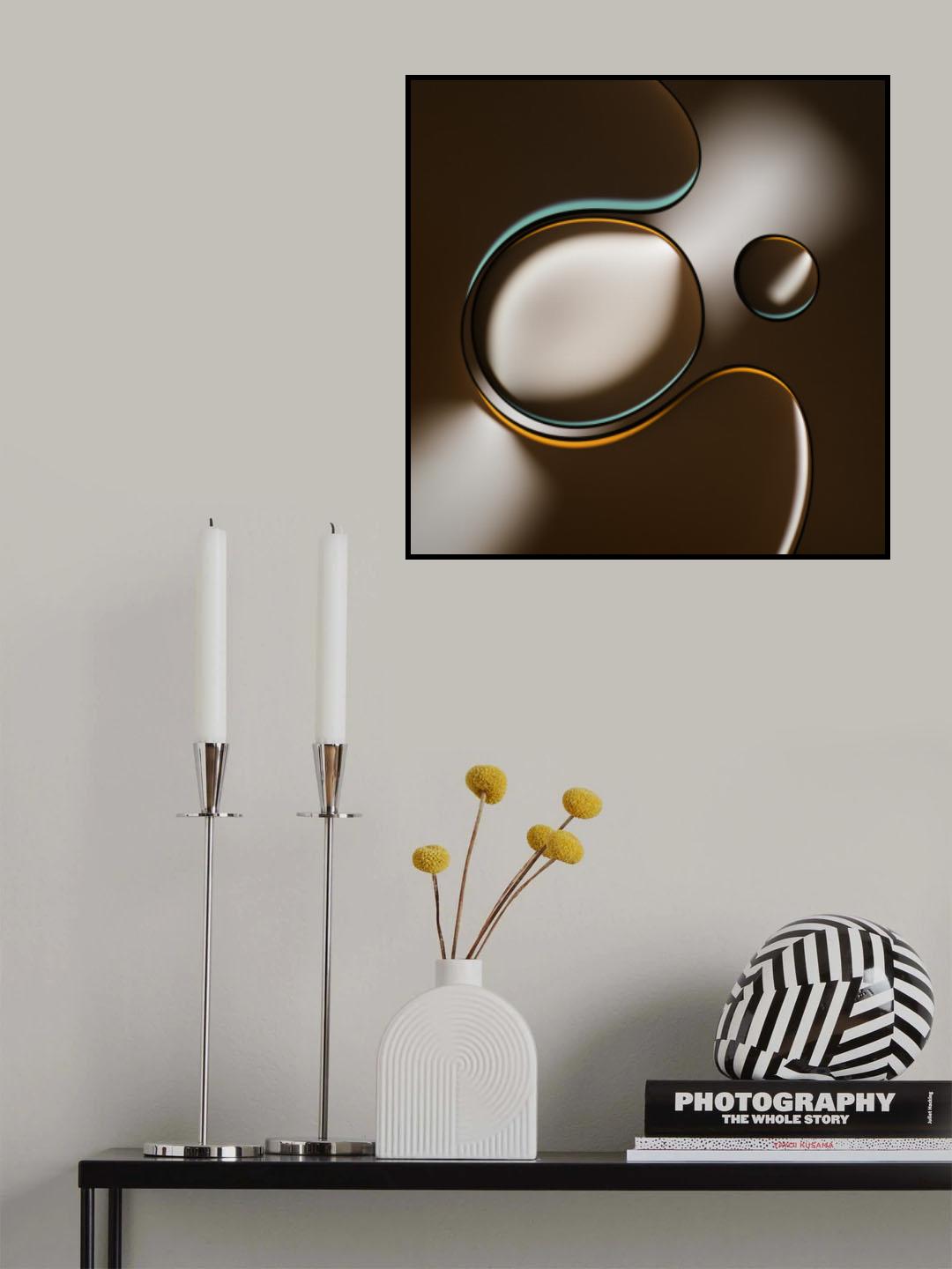 Oil and Water LD82C Poster och Canvastavla
