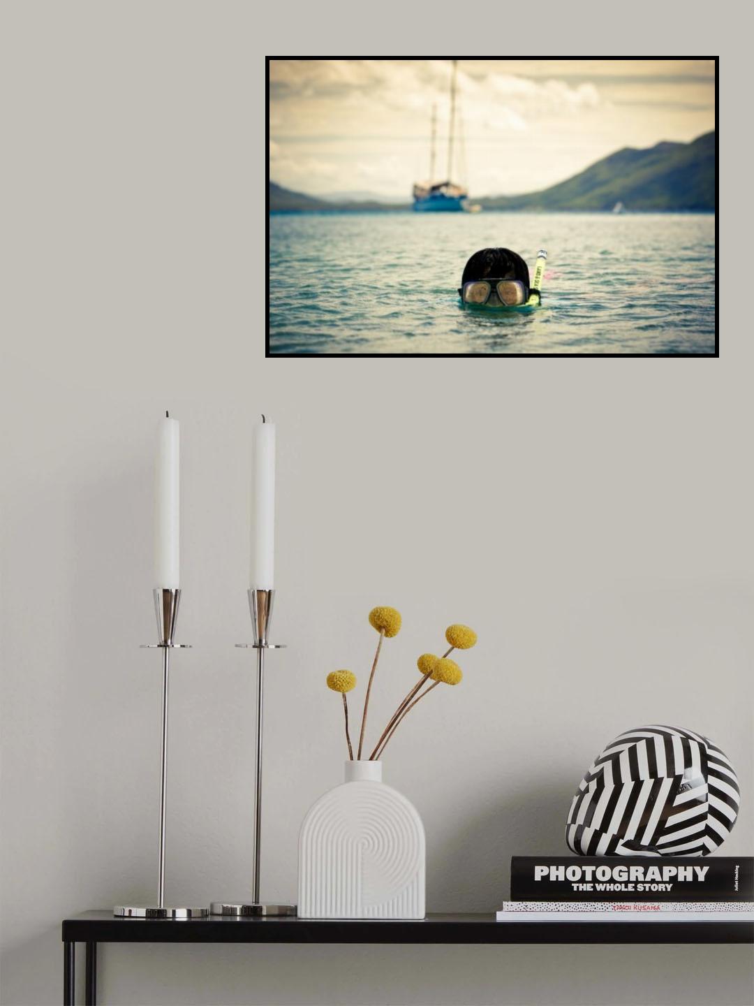 The Diver Poster och Canvastavla