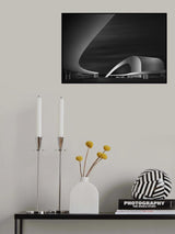 Curved Universe I - Flow Poster och Canvastavla