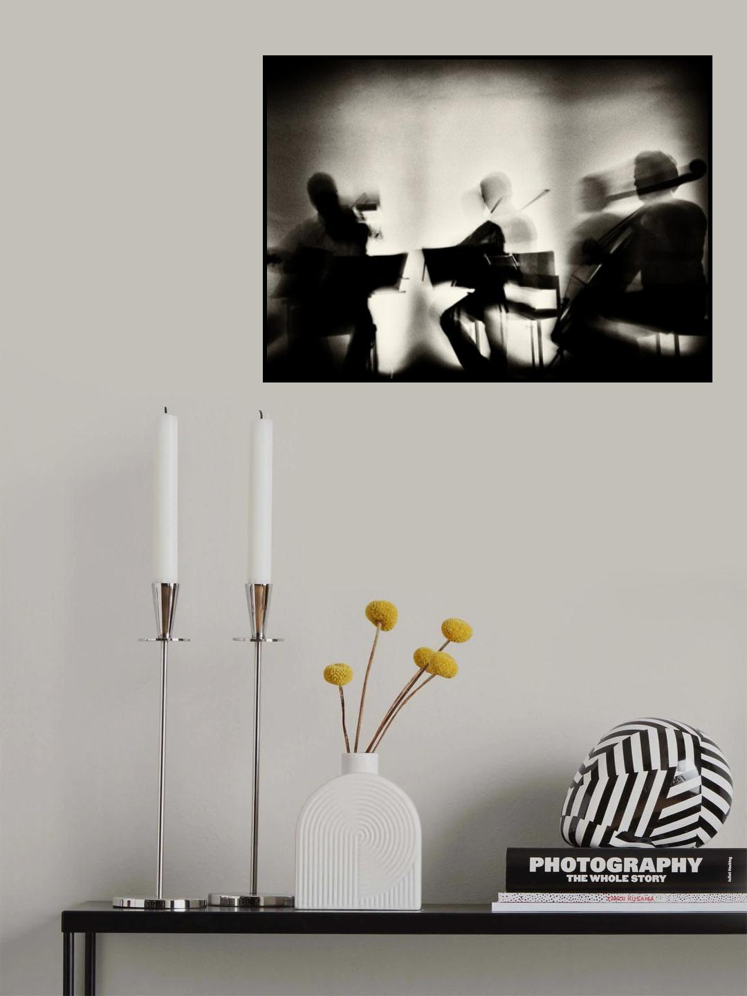 Waves Of Music Poster och Canvastavla