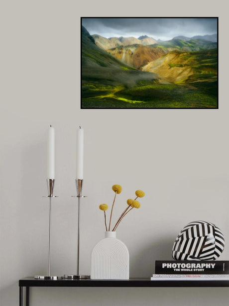 Moody day in the Highlands of Iceland Poster och Canvastavla