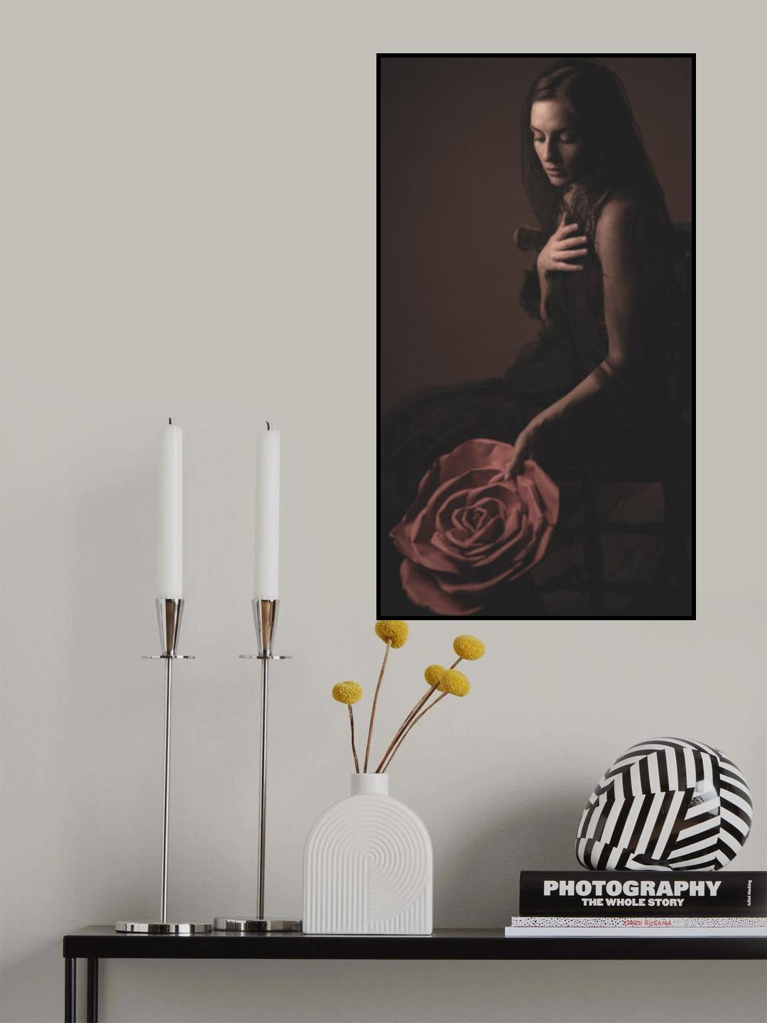rose color Poster och Canvastavla