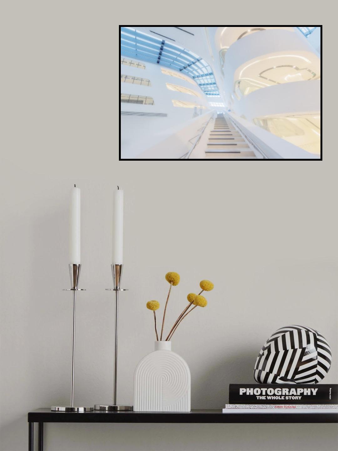 Futuristic architecture Poster och Canvastavla