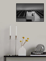 Beach cabin roofs Poster och Canvastavla