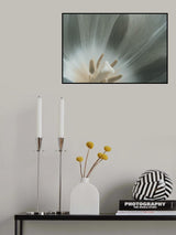 Green Macro Flower Photo Poster och Canvastavla