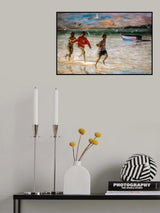 Playing in the water Poster och Canvastavla