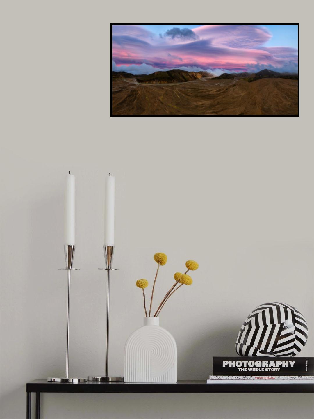 Glowing Highland Poster och Canvastavla