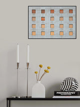 The golden hour in the windows Poster och Canvastavla