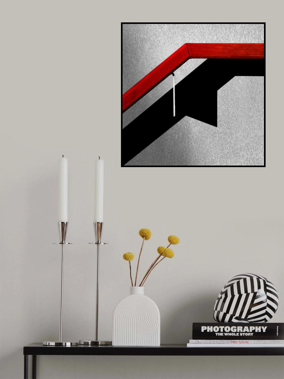 Triangle shadow Poster och Canvastavla