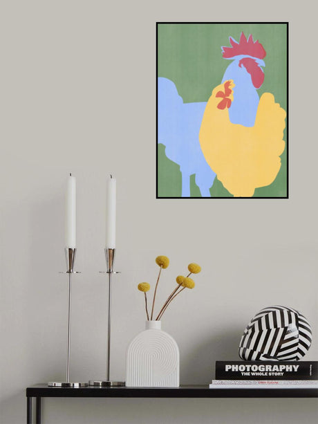 Farm Chicken Poster och Canvastavla