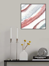 Pink Geode Poster och Canvastavla