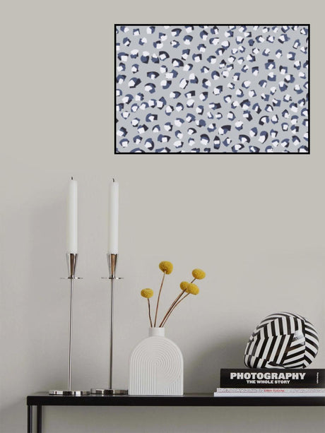 Moving Strokes Square Poster och Canvastavla