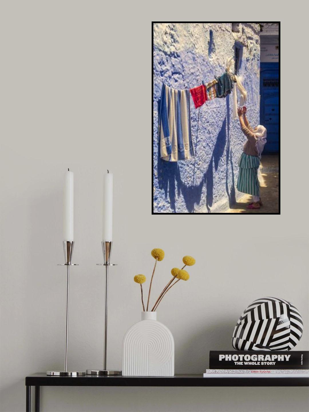 Mujer Chauní tendiendo Poster och Canvastavla